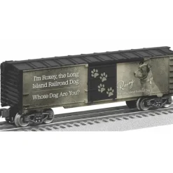 Trains*Lionel 2438370 O Roxey the Long Island Railroad Dog MUSA Boxcar - Model Train Junction: Quality Parts and Art Supplies