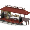 Trains*Lionel 6-22328 O Santa Fe Operating Freight Platform w/ Flatcar & 4 Pallets - Model Train Junction: Quality Parts and Art Supplies
