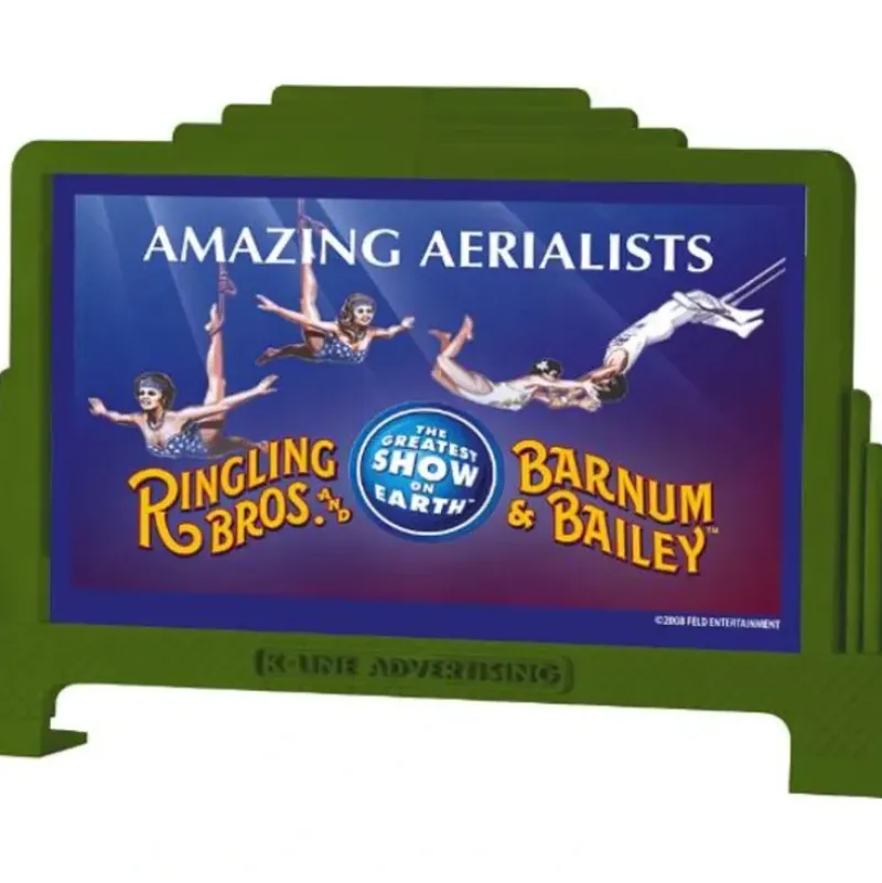 Trains*Lionel 6-21720 O Scale K-Line Ringling Bros. Billboard Set # 2 (Pack of 3) - Model Train Junction: Quality Parts and Art Supplies