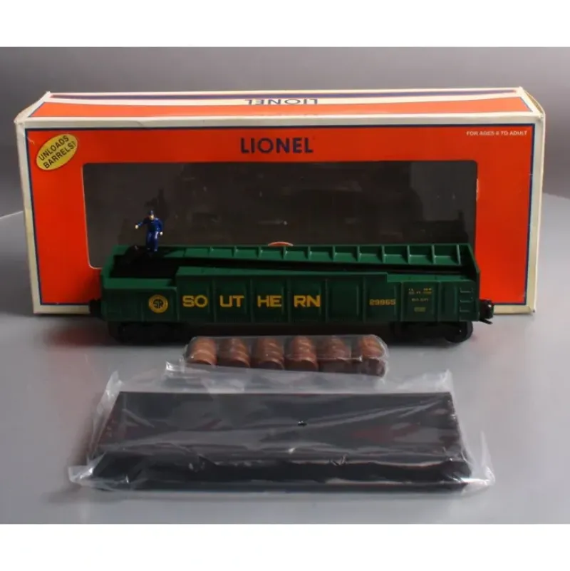 Trains*Lionel 6-29865 O Southern Operating Barrel Car - Model Train Junction: Quality Parts and Art Supplies