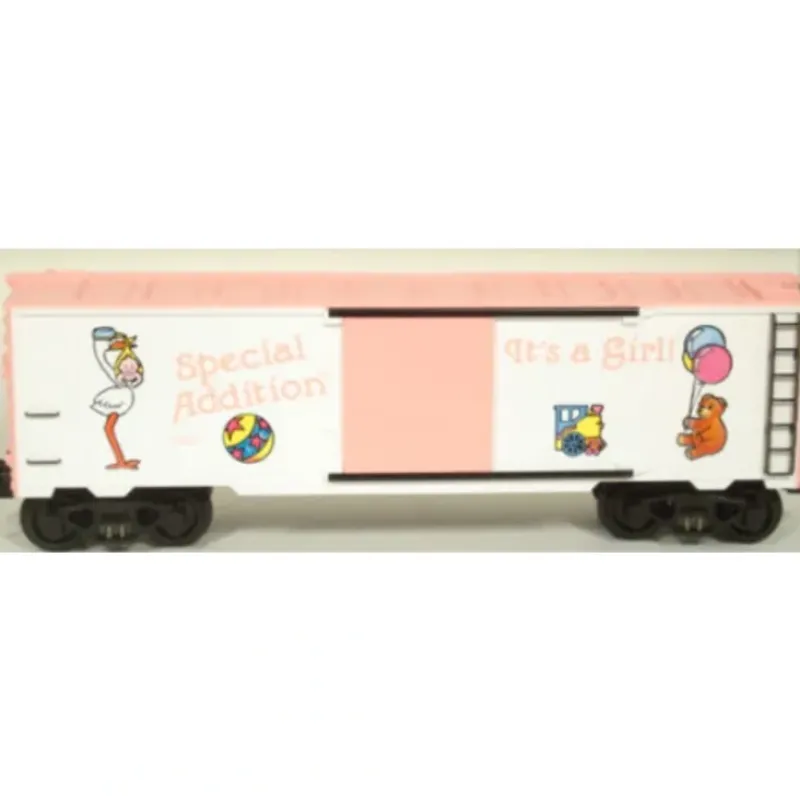 Trains*Lionel 6-21358 O Special Addition It's a Girl Boxcar - Model Train Junction: Quality Parts and Art Supplies
