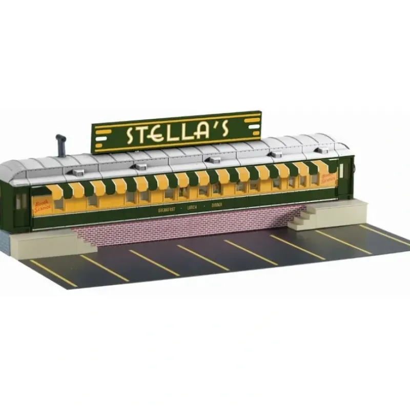 Trains*Lionel 6-22330 O Stellas Smoking Heavyweight Car Diner with Parking Lot - Model Train Junction: Quality Parts and Art Supplies