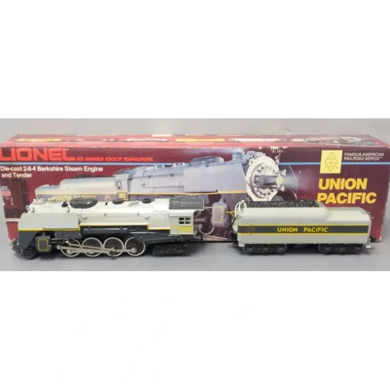 Trains*Lionel 6-8002 O Union Pacific Berkshire 2-8-4 Steam Locomotive & Tender #8002 VG/Box - Model Train Junction: Quality Parts and Art Supplies