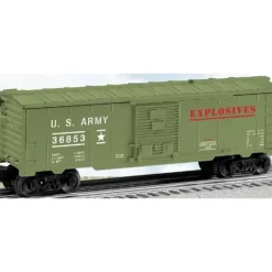 Trains*Lionel 6-36853 O US Army Exploding Boxcar - Model Train Junction: Quality Parts and Art Supplies