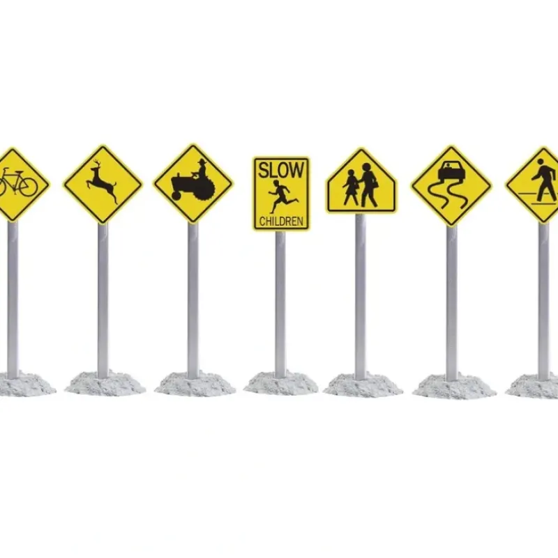 Trains*Lionel 6-21721 O Warning Signs (Set of 12) - Model Train Junction: Quality Parts and Art Supplies