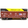 Trains*Lionel 6-22315 O Wisconsin & Southern God Bless America Double-Door Boxcar - Model Train Junction: Quality Parts and Art Supplies
