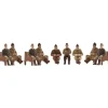 Trains*Lionel 6-21435 O WWII Seated Soldiers & Benches (Set of 9) - Model Train Junction: Quality Parts and Art Supplies