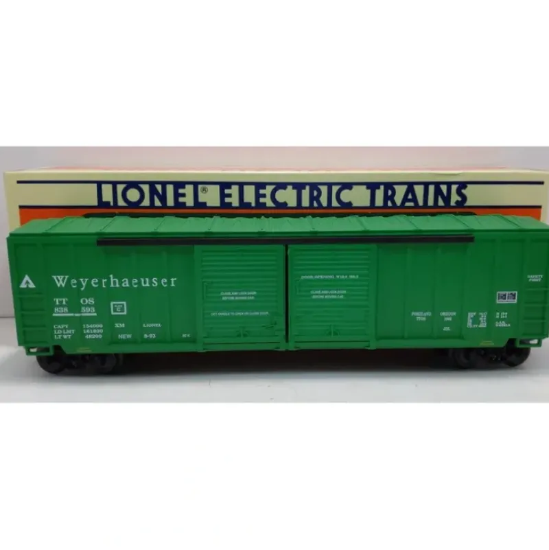 Trains*Lionel 6-52010 "O-Gauge" T.T.O.S 1993 Weyerhaeuser Convention Boxcar #838593 LN/Box - Model Train Junction: Quality Parts and Art Supplies