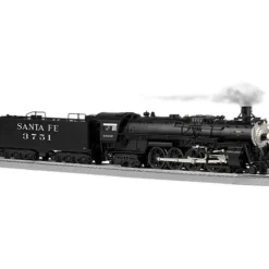Trains|Lionel 6-11332 "O" AT&SF Legacy 4-8-4 Northern Steam Locomotive & Tender #3751 - Model Train Junction: Quality Parts and Art Supplies