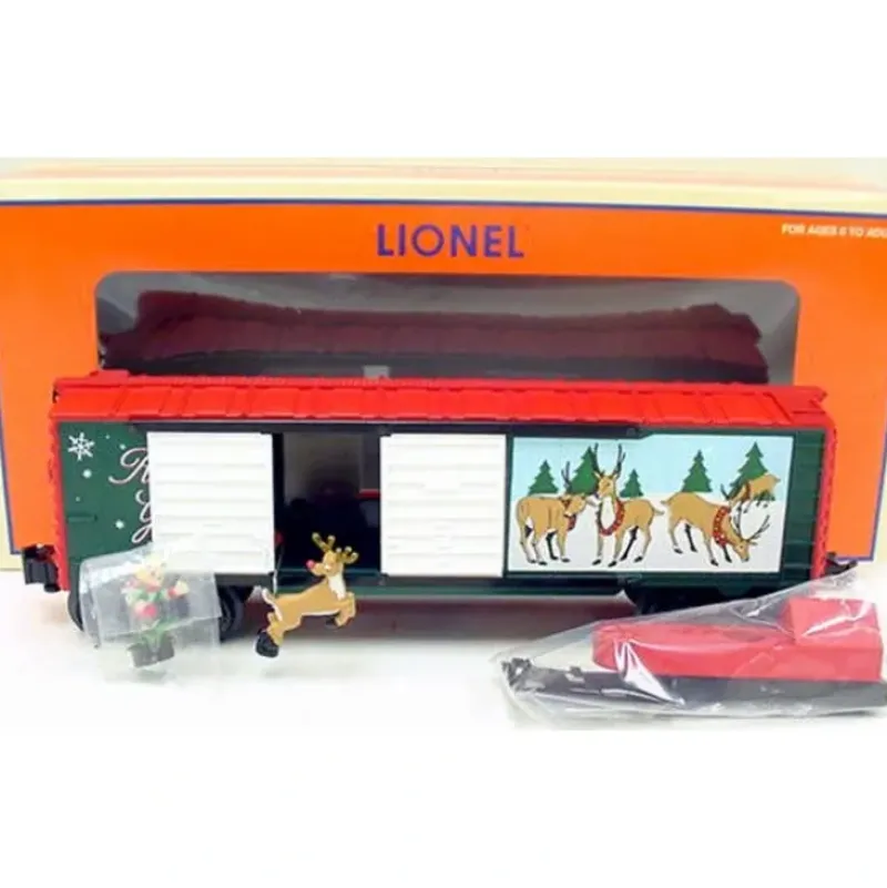 Trains*Lionel 6-36805 Reindeer Jumping Boxcar - Model Train Junction: Quality Parts and Art Supplies