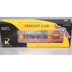 Trains*Lionel 6-22498 Ringling Bros. Flatcar with 3 Circus Wagons #76 - Model Train Junction: Quality Parts and Art Supplies