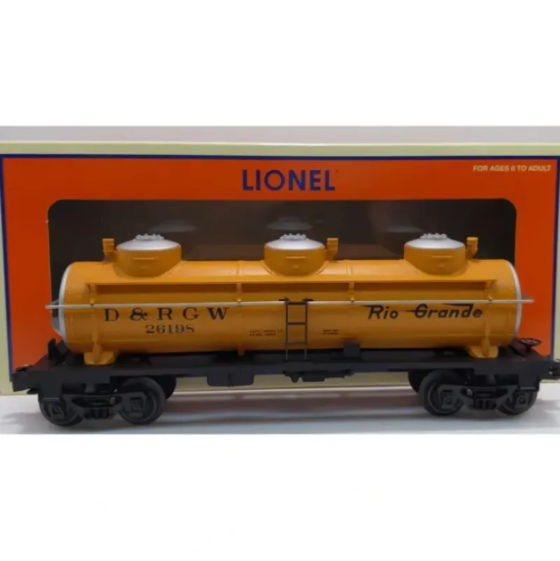 Trains*Lionel 6-26198 Rio Grande 3-Dome Tank Car - Model Train Junction: Quality Parts and Art Supplies