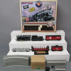 Trains*Lionel 6-30091 Santa Fe 0-8-0 O Gauge Steam Freight Train Set - Model Train Junction: Quality Parts and Art Supplies