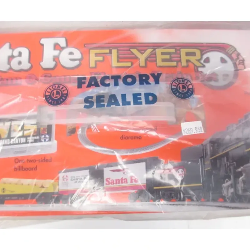 Trains*Lionel 6-30139 Santa Fe Flyer O Gauge Steam Freight Train Set - Model Train Junction: Quality Parts and Art Supplies