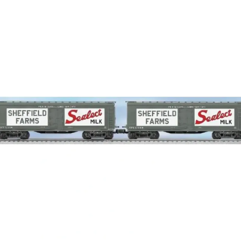 Trains*Lionel 6-27365 Sheffield Milk Car (Set of 2) - Model Train Junction: Quality Parts and Art Supplies