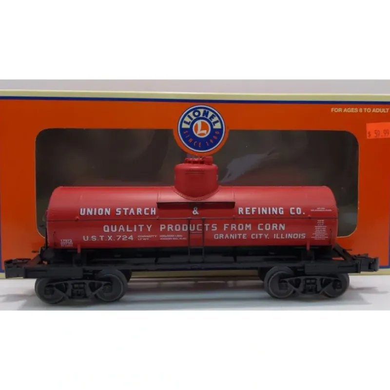 Trains*Lionel 6-17972 Union Starch 8000-Gallon Tank Car #724 - Model Train Junction: Quality Parts and Art Supplies