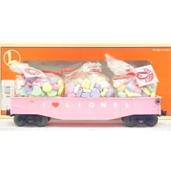 Trains*Lionel 6-19459 Valentine Gondola w/Candy - Model Train Junction: Quality Parts and Art Supplies