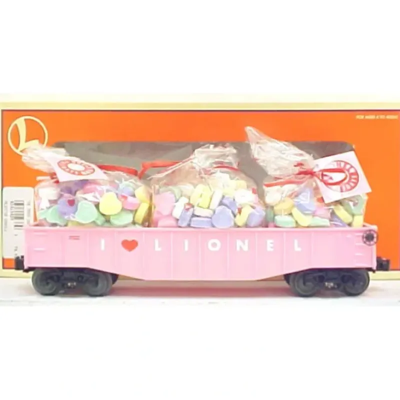 Trains*Lionel 6-19459 Valentine Gondola w/Candy - Model Train Junction: Quality Parts and Art Supplies