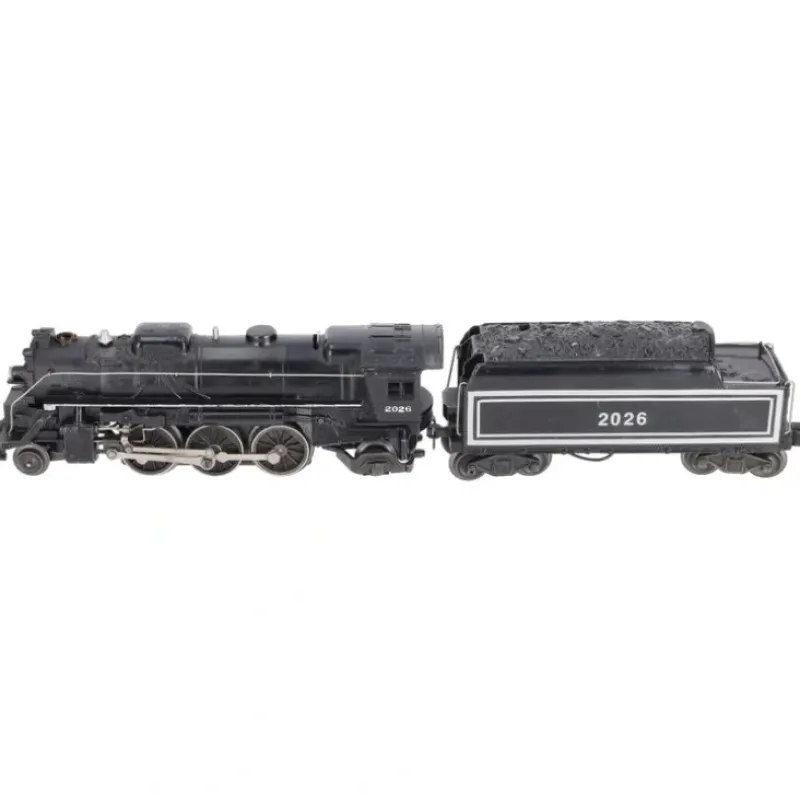 Trains*Lionel 2026 Vintage O 2-6-2 Die-Cast Steam Locomotive w/6466W Tender - Repainted VG - Model Train Junction: Quality Parts and Art Supplies