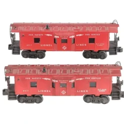 Trains*Lionel 6517 Vintage O Lionel Lines Bay Window Cabooses (2) VG - Model Train Junction: Quality Parts and Art Supplies