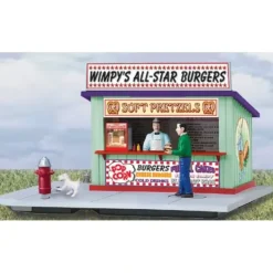 Trains*Lionel 6-24236 Wimpy's All-Star Burger Stand - Model Train Junction: Quality Parts and Art Supplies