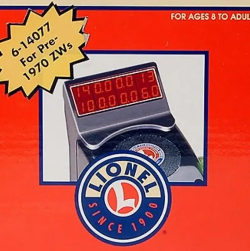 Trains*Lionel 6-14077 ZW Amp/Volt Meter (for older ZWs) - Model Train Junction: Quality Parts and Art Supplies