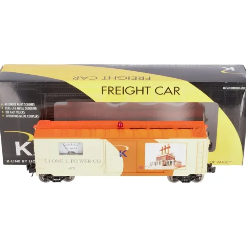 Trains*Lionel K-Line 6-36838 O Gauge Lionel Power Co. Voltmeter Car - Model Train Junction: Quality Parts and Art Supplies