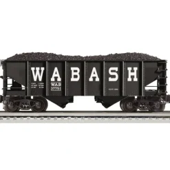 Trains*Lionel K-Line 6-22447 O Wabash Die Cast 2-Bay Ribbed Hopper Car #37751 - Model Train Junction: Quality Parts and Art Supplies