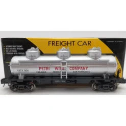 Trains*Lionel K-Line 6-22297 Petri Wine Company 3-Dome Tank Car with Die Cast Chassis - Model Train Junction: Quality Parts and Art Supplies