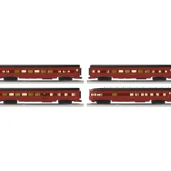 Trains*Lionel K-Line 6-22433 PRR Broadway Limited 18" 4 Car Aluminum Passenger Set - Model Train Junction: Quality Parts and Art Supplies