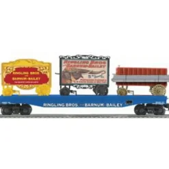 Trains*Lionel K-line 6-22656 Ringing Bros. Flatcar W/3 Circus Wagons - Model Train Junction: Quality Parts and Art Supplies