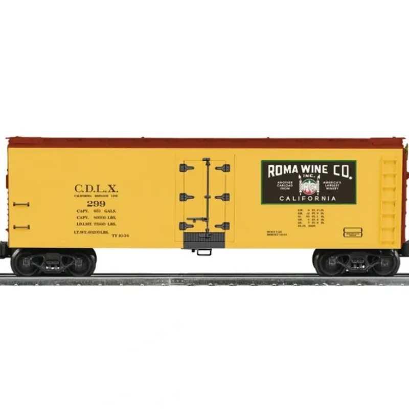 Trains*Lionel K-Line 6-22519 Roma Wine Co. Wood-Sided Reefer Car #299 - Model Train Junction: Quality Parts and Art Supplies