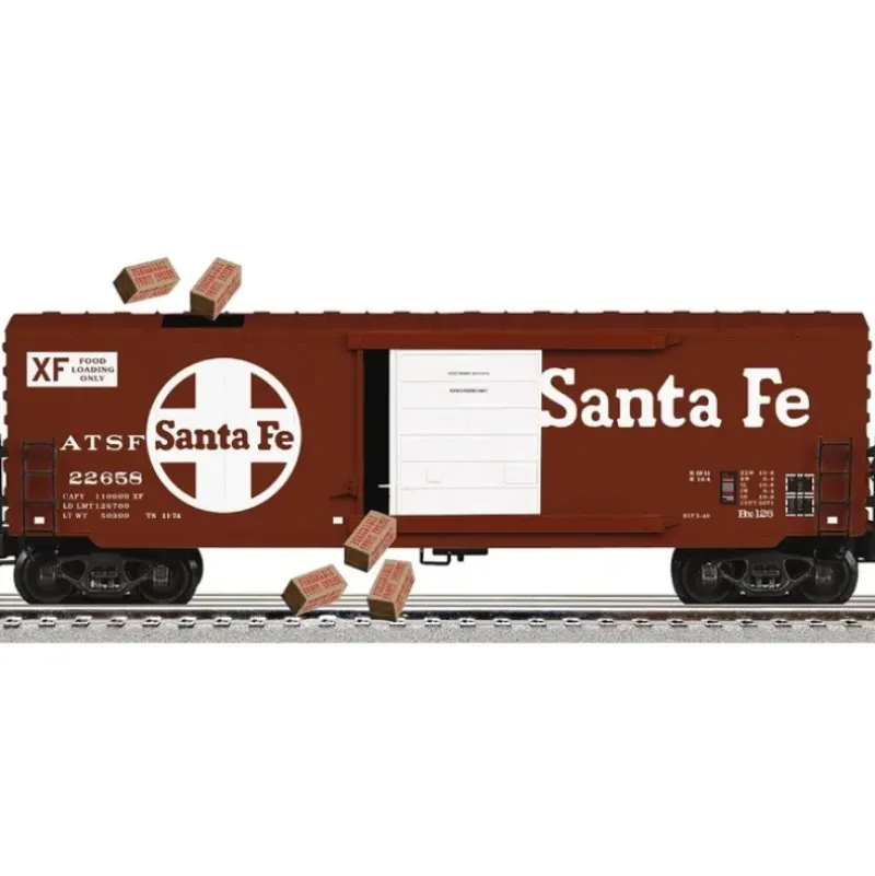 Trains*Lionel K-Line 6-21621 Santa Fe Operating Boxcar - Model Train Junction: Quality Parts and Art Supplies