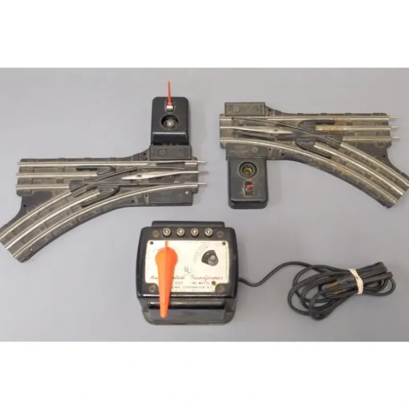 Trains*Lionel O Gauge Vintage 1033 90 Watt Transformer & O42 Manual Switch Pair - Model Train Junction: Quality Parts and Art Supplies