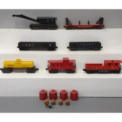 Trains*Lionel Vintage O Assorted Freight Cars: 1007, 6012, 6062, 6015, 6460, 6467 [7] VG - Model Train Junction: Quality Parts and Art Supplies