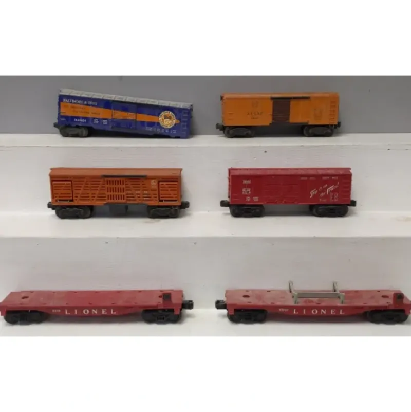 Trains*Lionel Vintage O Assorted Freight Cars [6] - Model Train Junction: Quality Parts and Art Supplies
