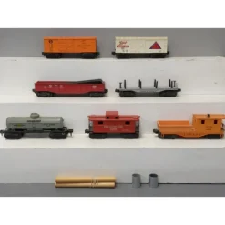 Trains*Lionel Vintage O Assorted Freight Cars: X6004, 6342, 1005, 6050, 477618 [7] VG - Model Train Junction: Quality Parts and Art Supplies