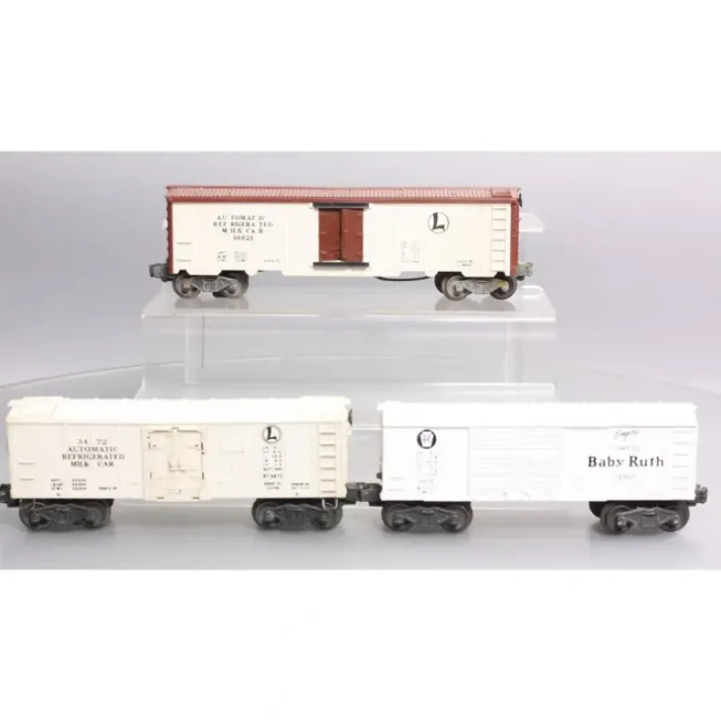 Trains*Lionel Vintage O Freight Cars: X6014, 3472, 36621 [3] - Model Train Junction: Quality Parts and Art Supplies