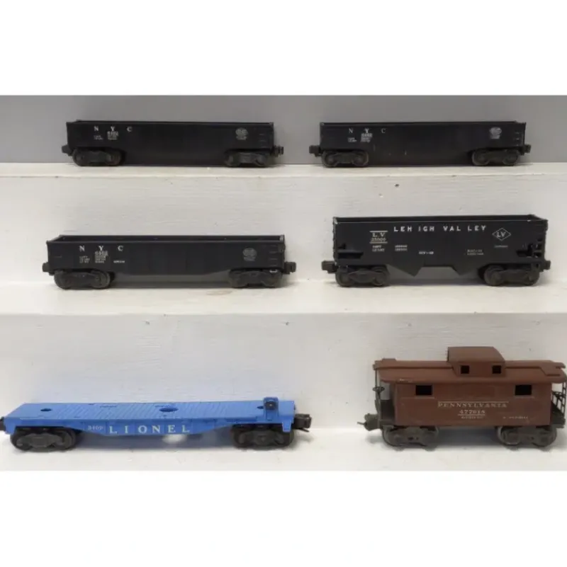 Trains*Lionel Vintage O Gauge Freight Cars: 2672, 3409, 6456, 6462 [6] VG - Model Train Junction: Quality Parts and Art Supplies