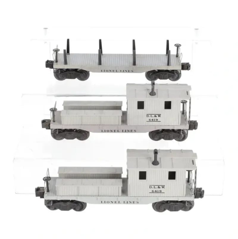 Trains*Lionel Vintage O Gauge Freight Cars: 6419, 6419, 2411 [3] VG - Model Train Junction: Quality Parts and Art Supplies