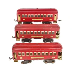 Trains*Lionel Vintage Standard Gauge Tinplate Passenger Cars: 337, 338, 338 [3] VG - Model Train Junction: Quality Parts and Art Supplies