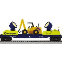 Trains*Lionel/K-Line 6-21704 C&O Double Searchlight Car w/ Hook Vehicle - Model Train Junction: Quality Parts and Art Supplies