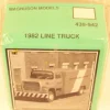 Trains*Magnuson Models 439-942 1982 Line Truck Kit - Model Train Junction: Quality Parts and Art Supplies