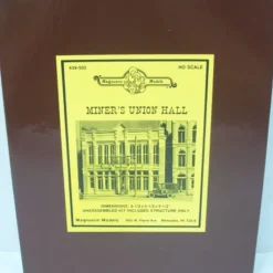 Trains*Magnuson Models 439-502 HO Miner's Union Hall Kit - Model Train Junction: Quality Parts and Art Supplies