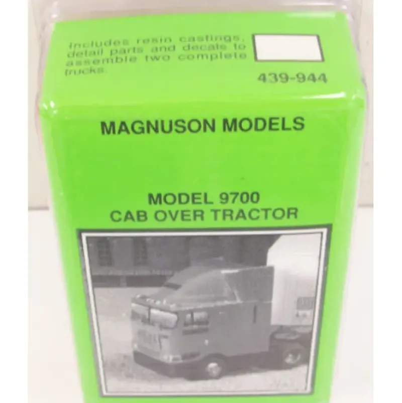 Trains*Magnuson Models 439-944 HO Model 9700 CabOver Tractor Kit (2) - Model Train Junction: Quality Parts and Art Supplies