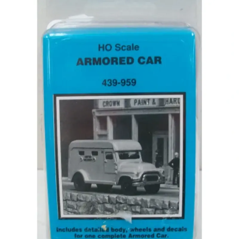 Trains*Magnuson Models 439-959 HO Scale Armored Car Kit - Model Train Junction: Quality Parts and Art Supplies