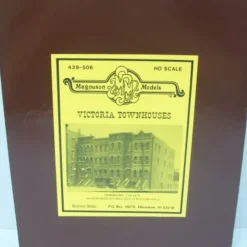 Trains*Magnuson Models 439-506 HO Victoria Townhouses Buildings Structure Kit - Model Train Junction: Quality Parts and Art Supplies