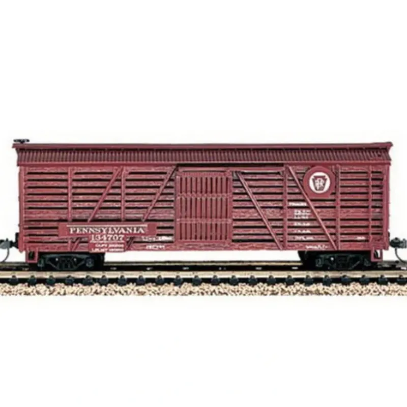 Trains*Mantua 735420 HO PRR 41' Cattle Car RTR - Model Train Junction: Quality Parts and Art Supplies