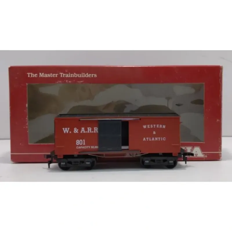 Trains*Mantua 721044 HO Scale Western & Atlantic Wooden Box Car - Model Train Junction: Quality Parts and Art Supplies