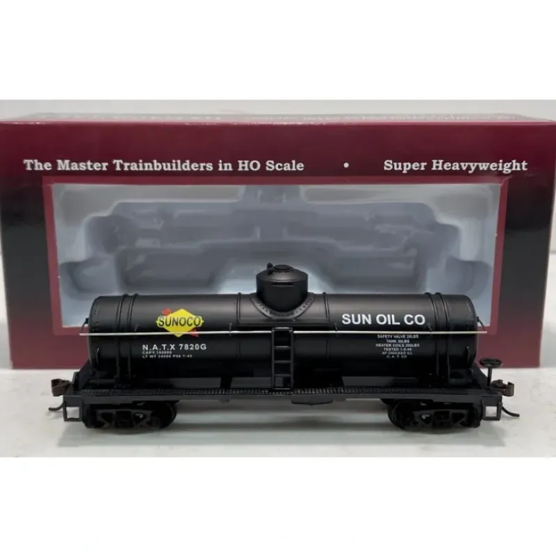 Trains*Mantua 732184 HO Sunoco 40' Single Dome Tank Car #7820G - Model Train Junction: Quality Parts and Art Supplies